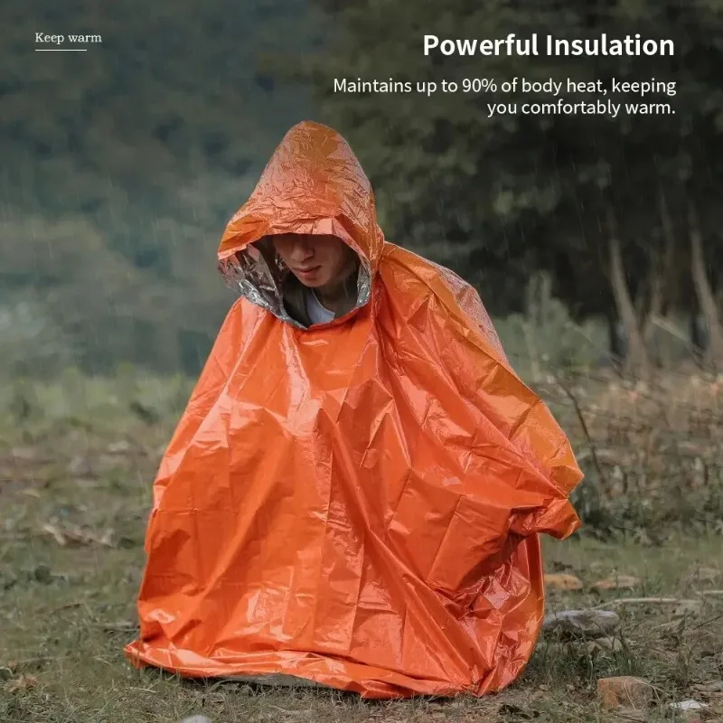 비상용 생존용 방수 폰초, 보온성 생존용 담요, 보온성 - Survival Blanket Reflective 리뷰 및 가격