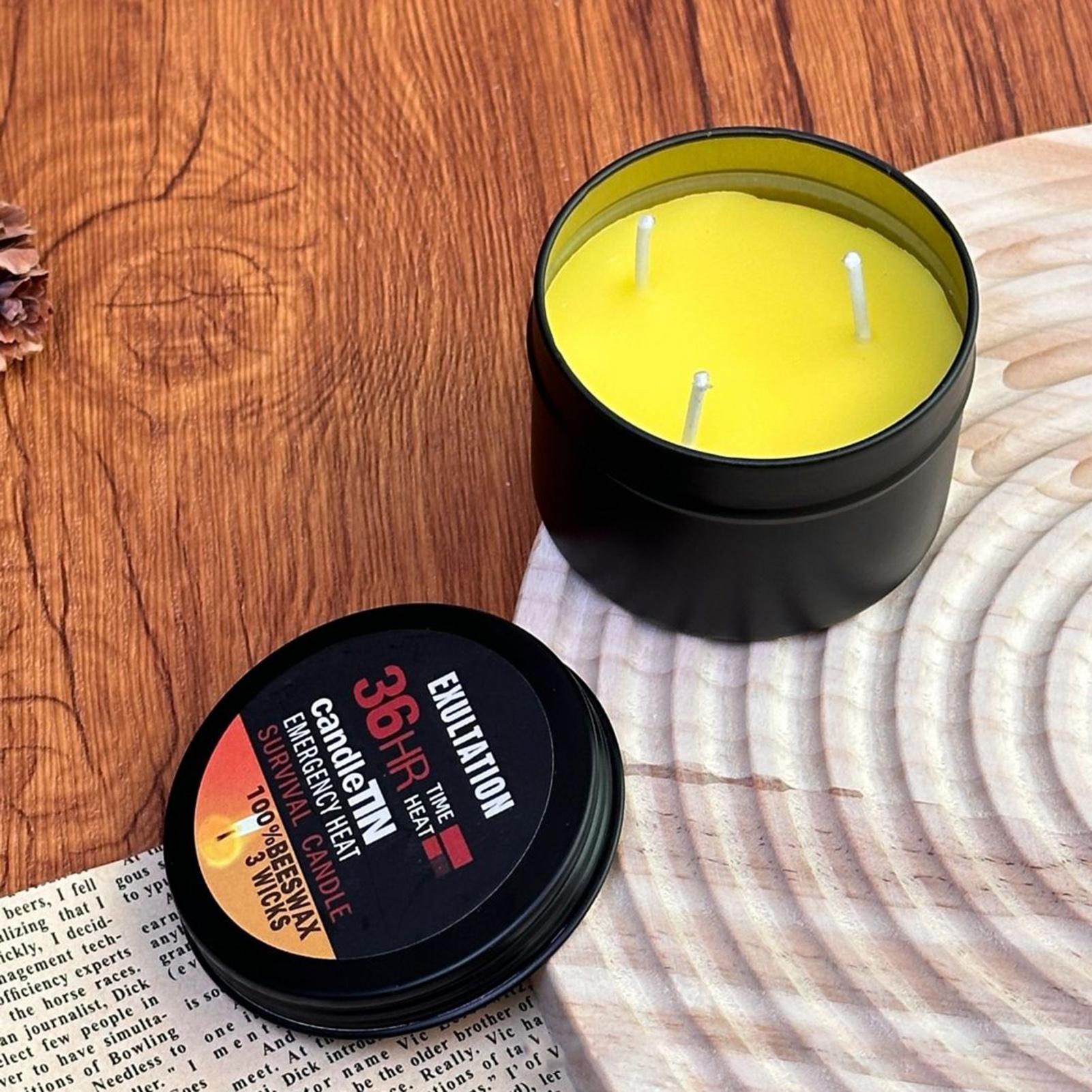 긴 연소 캔들 캠핑 캔들 (병 포함) 36시간 장시간  - Magnesium Fire Starter 리뷰 및 가격