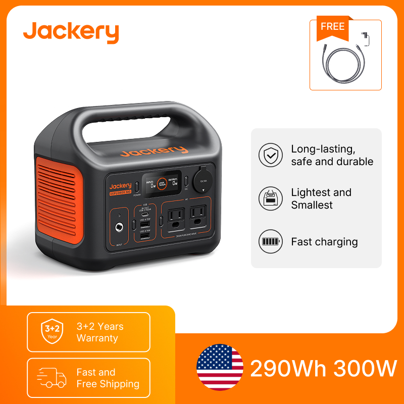 잭커리 휴대용 파워스테이션 익스플로러 300뉴(5M 연 - Solar Emergency Charger 리뷰 및 가격